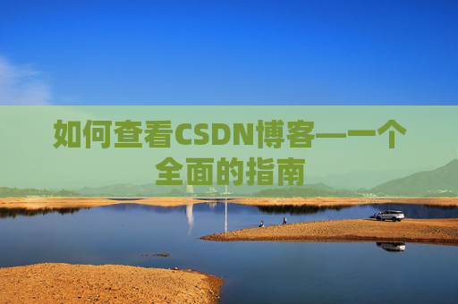 如何查看CSDN博客—一个全面的指南